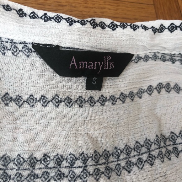 Stripe Collared High Low Button Top - Picture 4 of 7